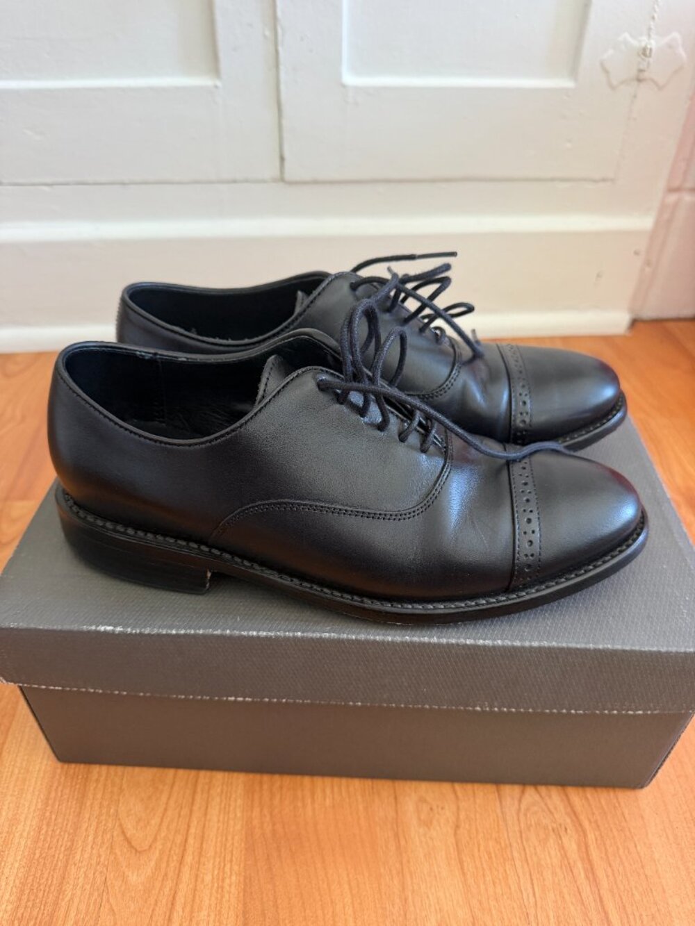 Thursday Boot Co. Broadway Mens Leather Premium Dress Shoe Black Size 6